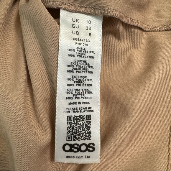 ASOS DESIGN Women’s Embellished Sequins Festival Beaded Fringe Mini Skirt Size 6 - Picture 9 of 11